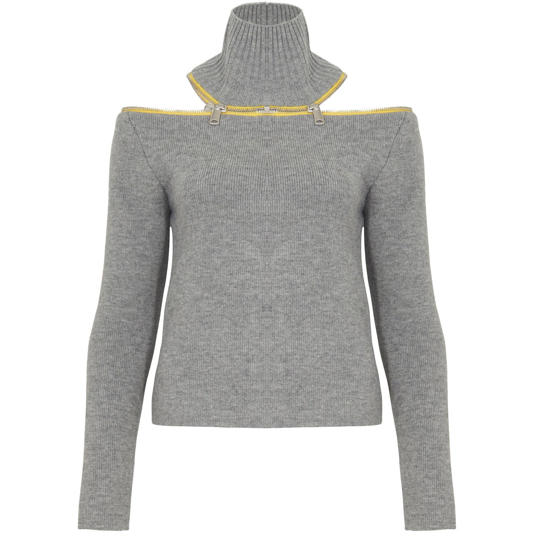 COPERNI  Grey Woollen Top Veronique Luxury Collections