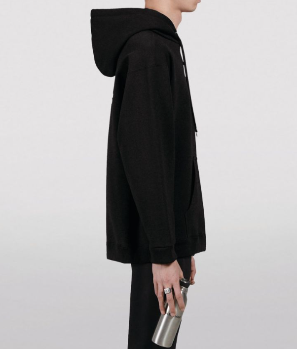 BALENCIAGA  Black Logo Hoodie Veronique Luxury Collections