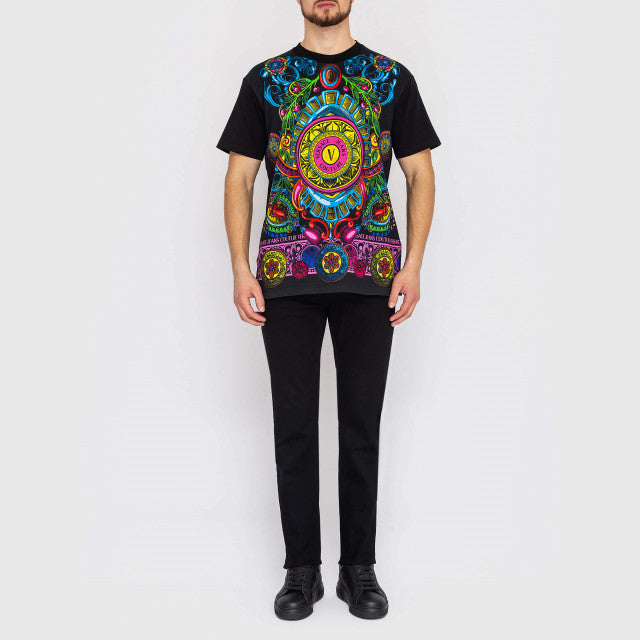 Versace Jeans Couture Versace Jeans Couture Graphic-Printed Crewneck T-Shirt Veronique Luxury Collections
