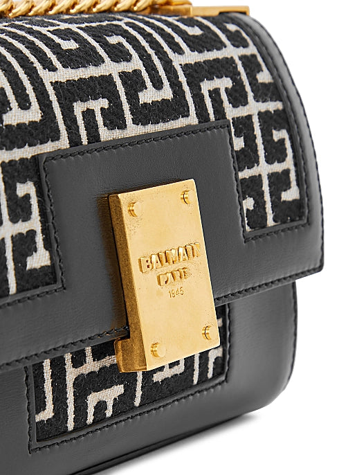 BALMAIN Black Cross Body Bag Veronique Luxury Collections