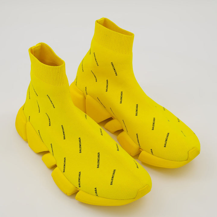 BALENCIAGA  Yellow Speed 2.0 Trainers Veronique Luxury Collections