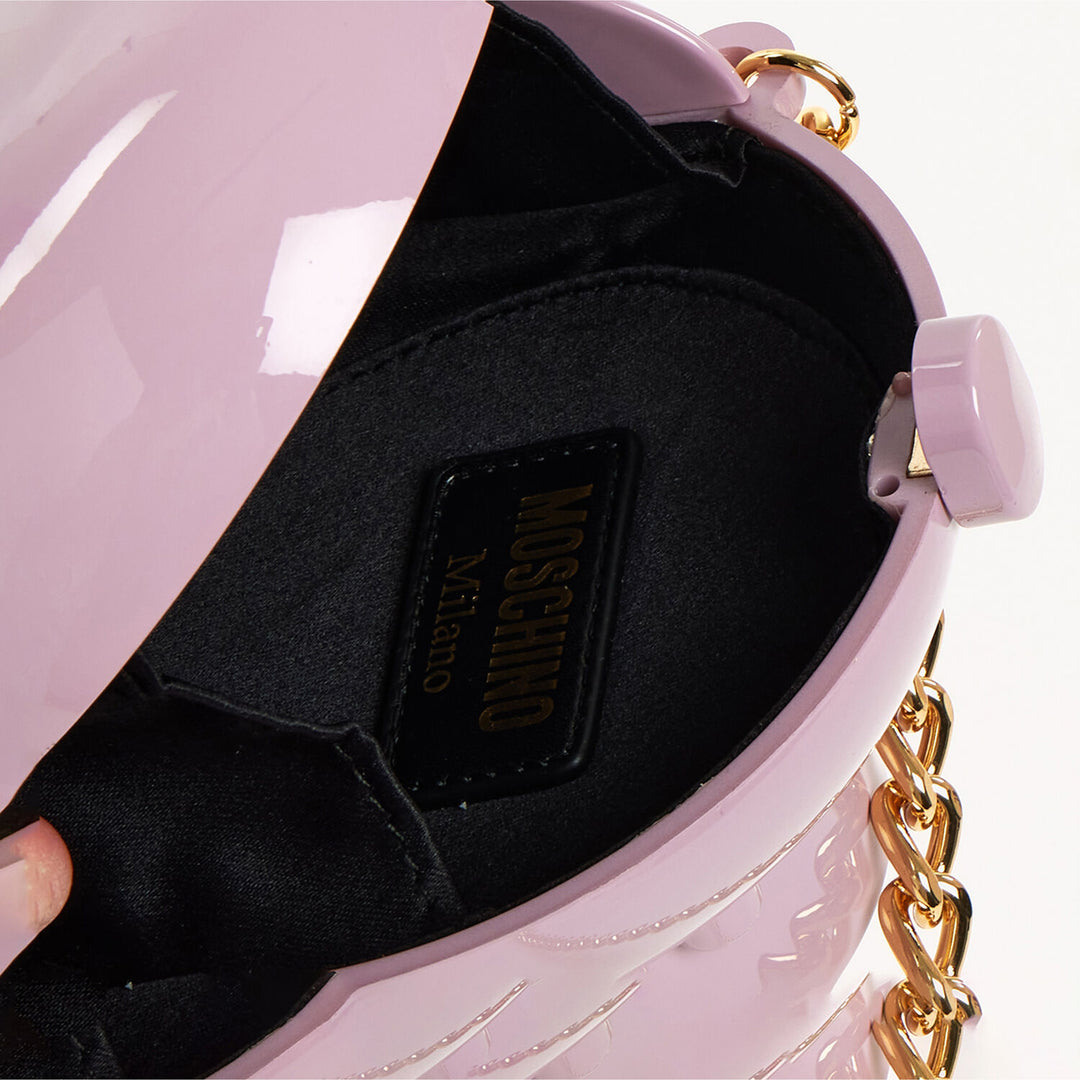 MOSCHINO MILANO  Lilac Hairdryer Style Shoulder Bag Veronique Luxury Collections