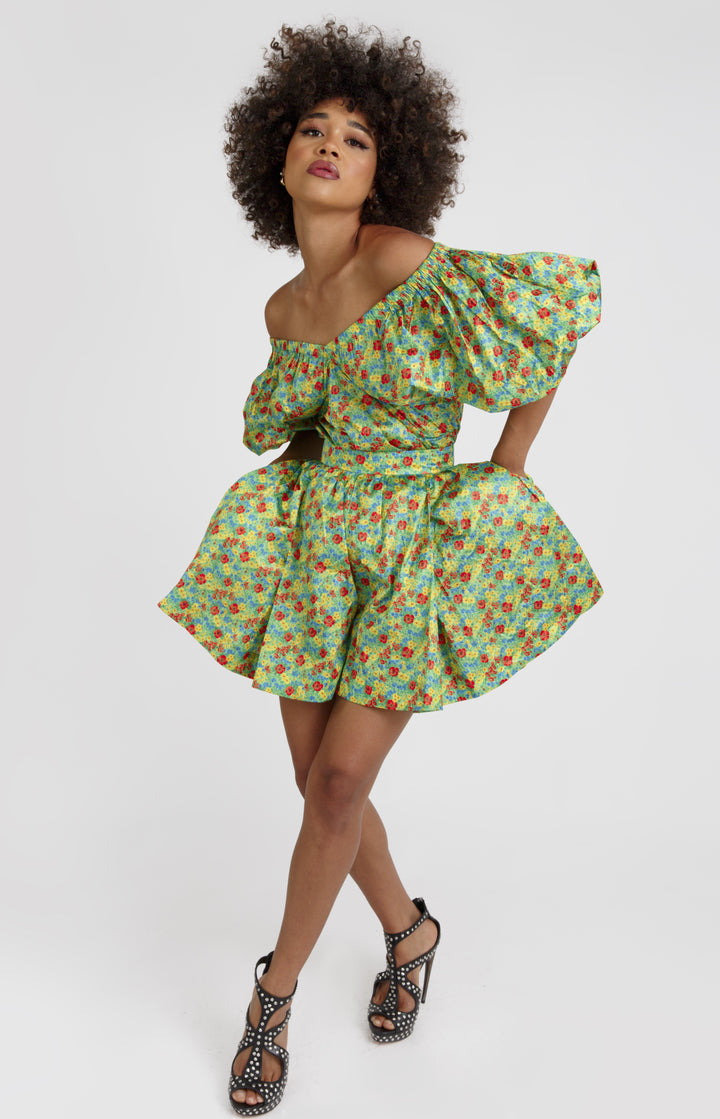 MSGM Floral Print Blouse Veronique Luxury Collections