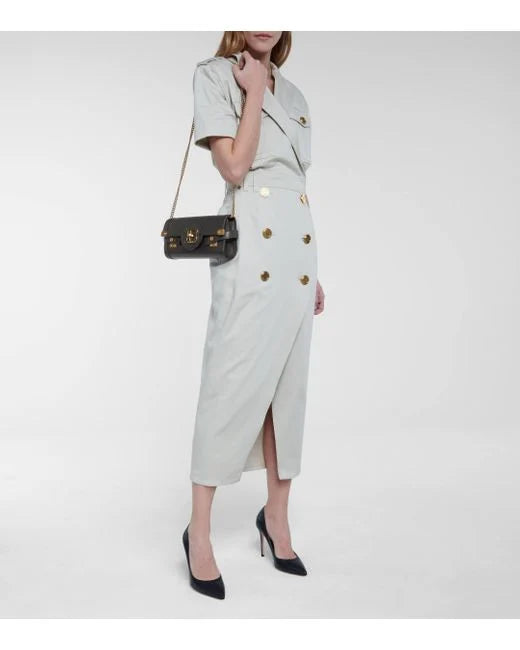 BALMAIN  Black Cross Body Bag Veronique Luxury Collections