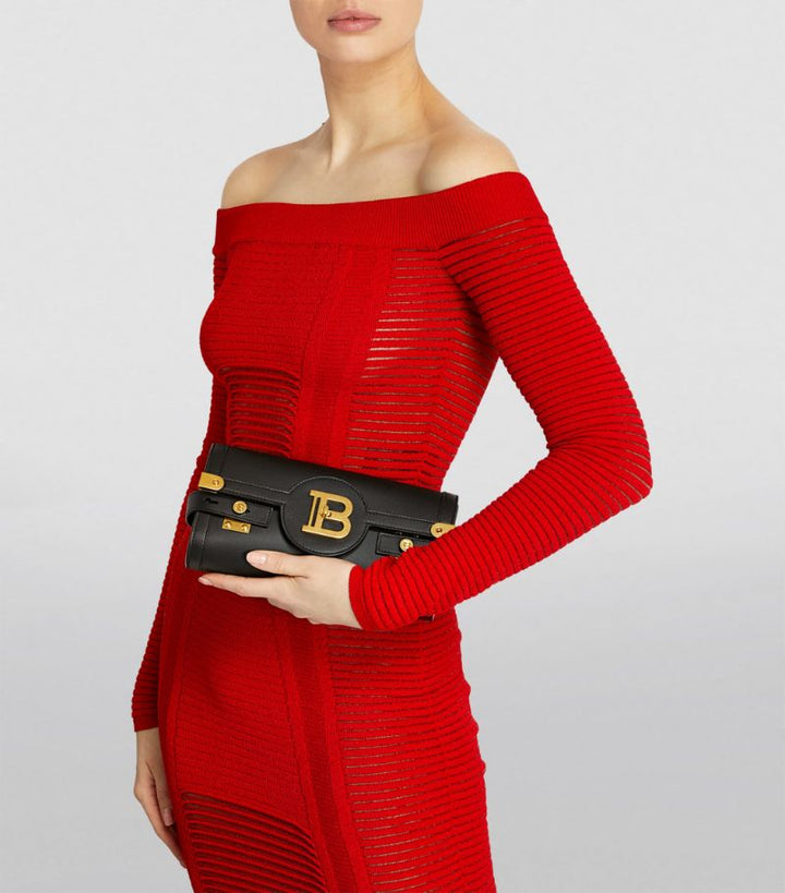 BALMAIN  Black Cross Body Bag Veronique Luxury Collections