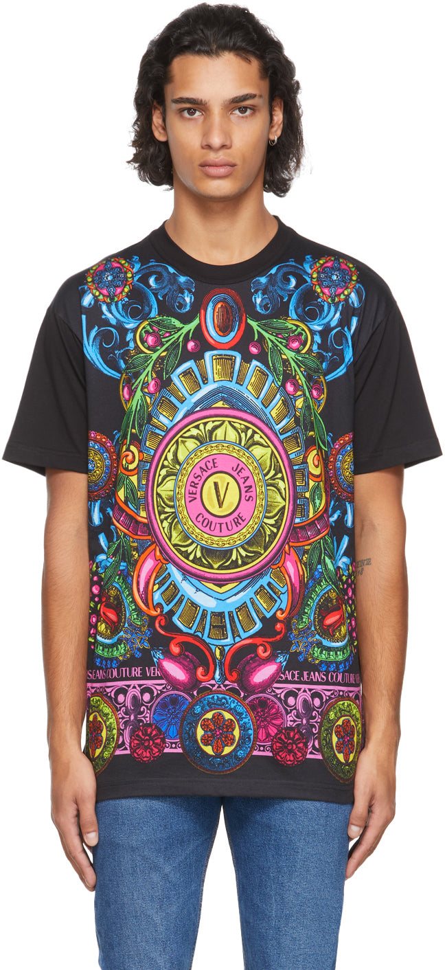 Versace Jeans Couture Versace Jeans Couture Graphic-Printed Crewneck T-Shirt Veronique Luxury Collections