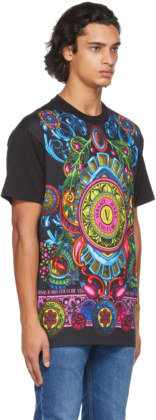Versace Jeans Couture Versace Jeans Couture Graphic-Printed Crewneck T-Shirt Veronique Luxury Collections