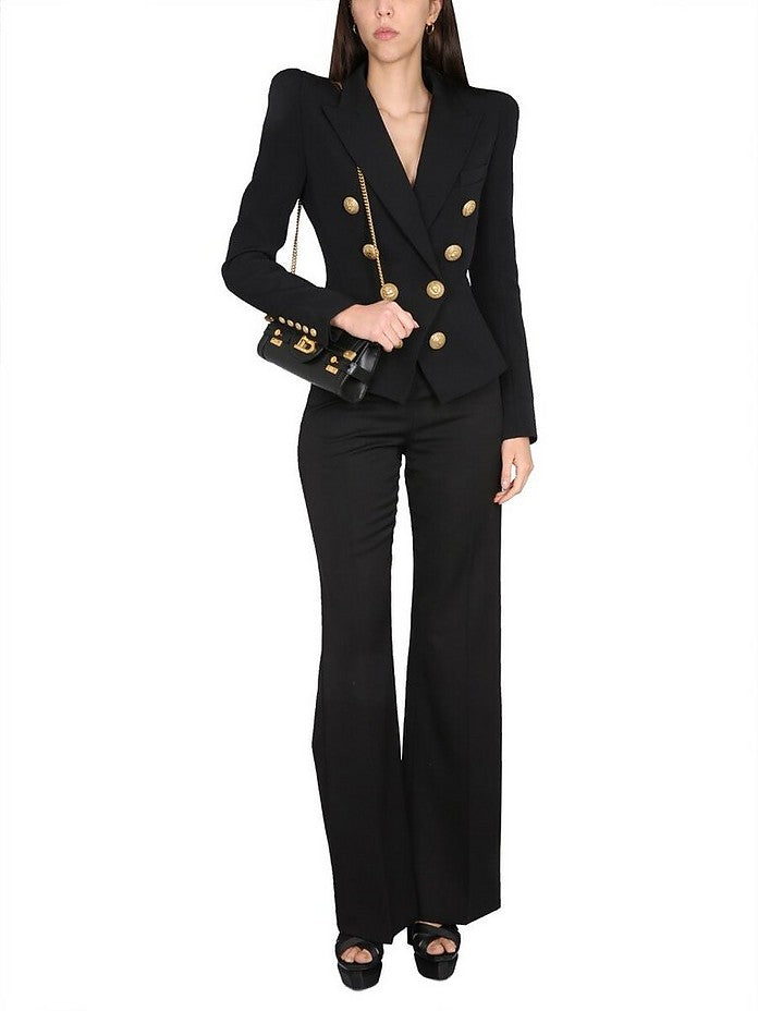 BALMAIN  Black Cross Body Bag Veronique Luxury Collections