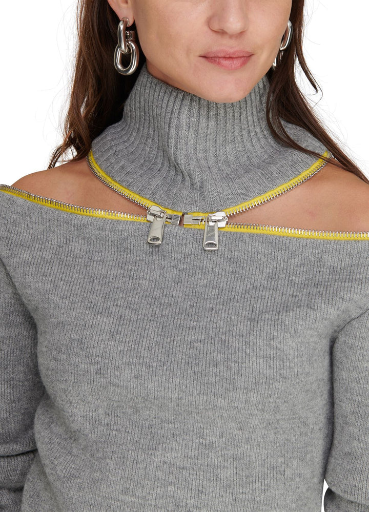 COPERNI  Grey Woollen Top Veronique Luxury Collections