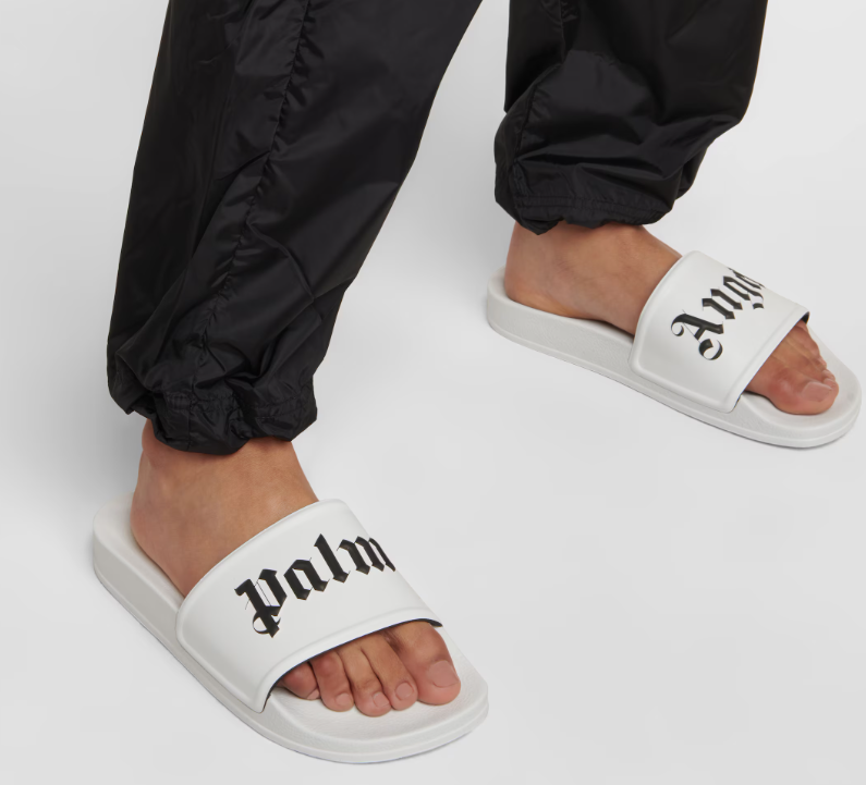 Palm Angels logo-print open-toe slides Veronique Luxury Collections
