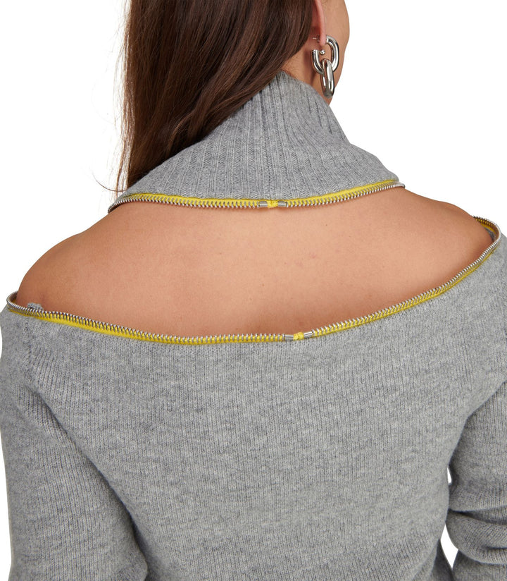 COPERNI  Grey Woollen Top Veronique Luxury Collections