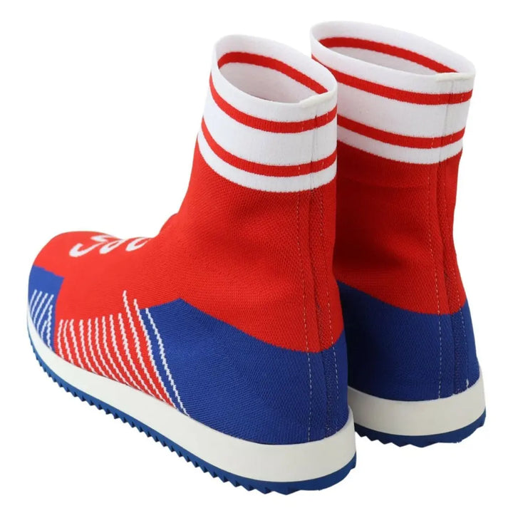 DOLCE & GABBANA  Red Athletica Running Trainers Veronique Luxury Collections