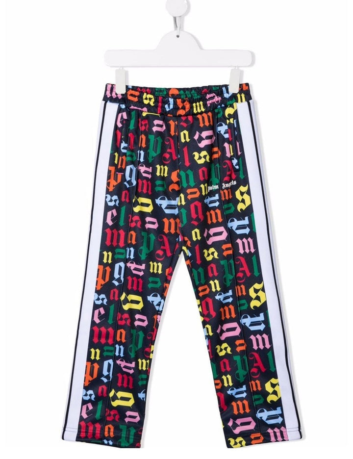 PALM ANGELS  Multicolour Letter Patterned Joggers Veronique Luxury Collections