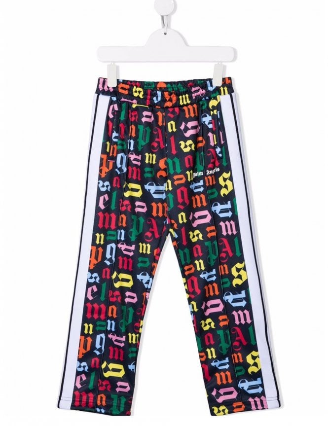 PALM ANGELS  Multicolour Letter Patterned Joggers Veronique Luxury Collections