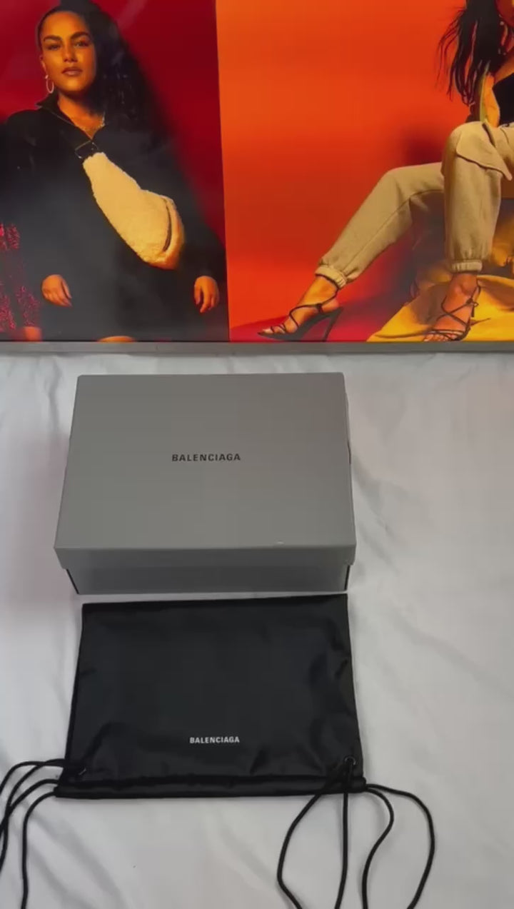 BALENCIAGA  Black Speed Graffiti Trainers