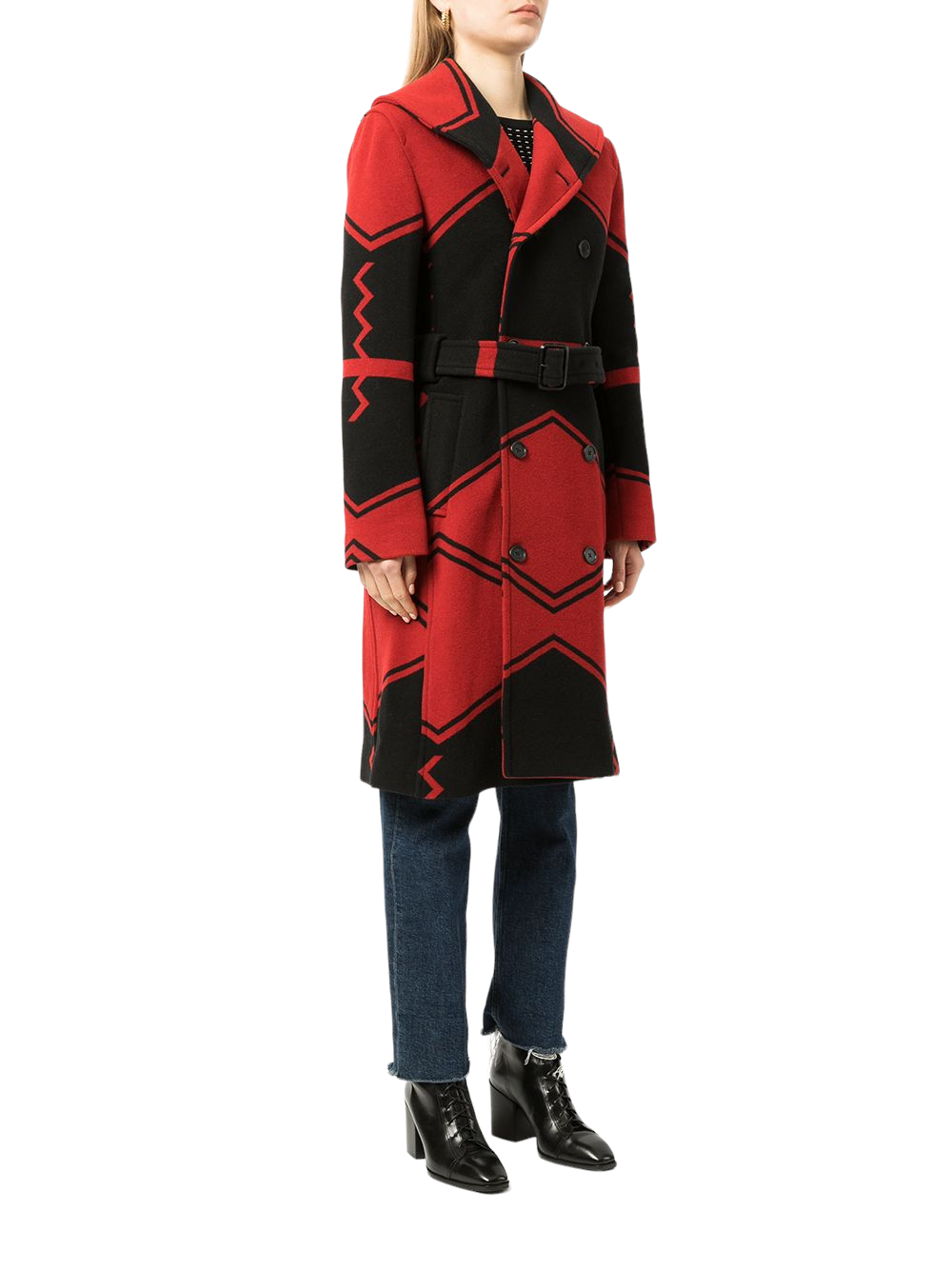 POLO RALPH LAUREN  Red Wool Infused Overcoat Veronique Luxury Collections