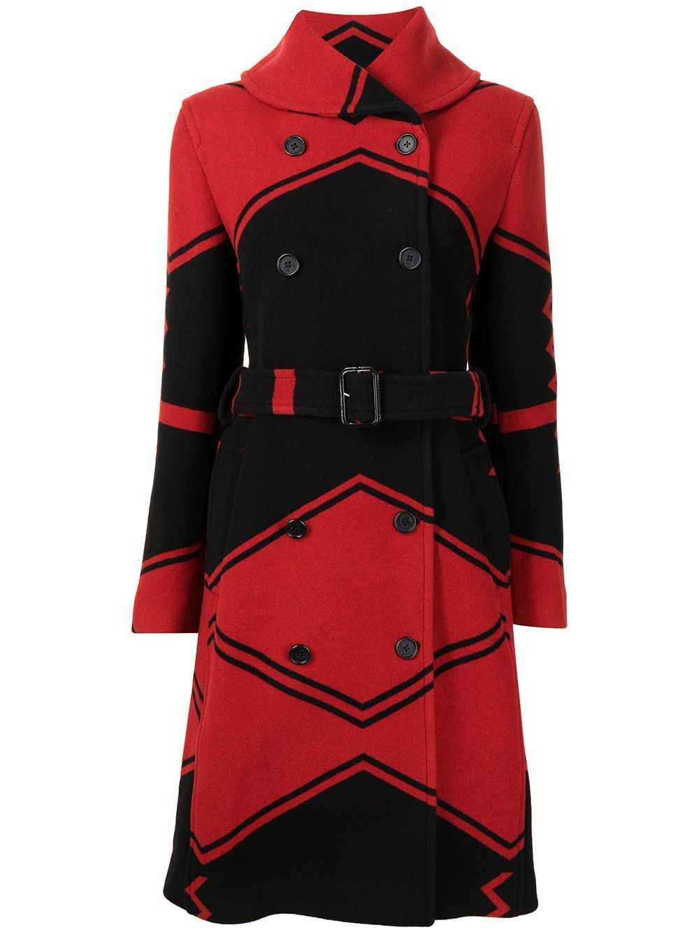 POLO RALPH LAUREN  Red Wool Infused Overcoat Veronique Luxury Collections