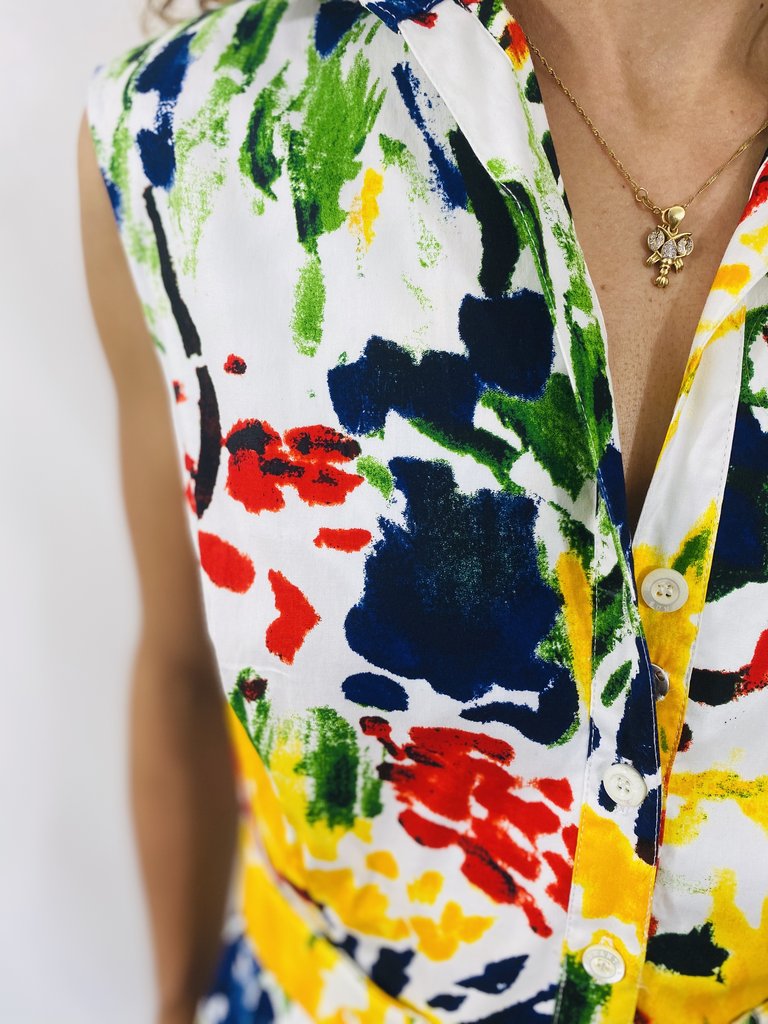 SAMANTHA SUNG  Minidress In Multicolor Veronique Luxury Collections