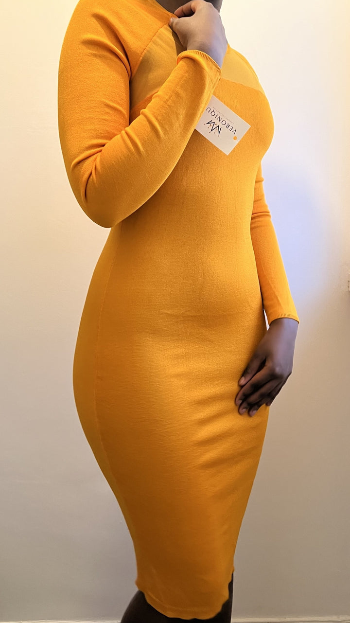 Versace Collection Midi Knit Dress Veronique Luxury Collections