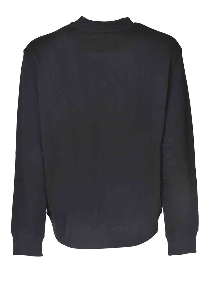VERSACE JEANS COUTURE Black Baroque Print Sweatshirt Veronique Luxury Collections