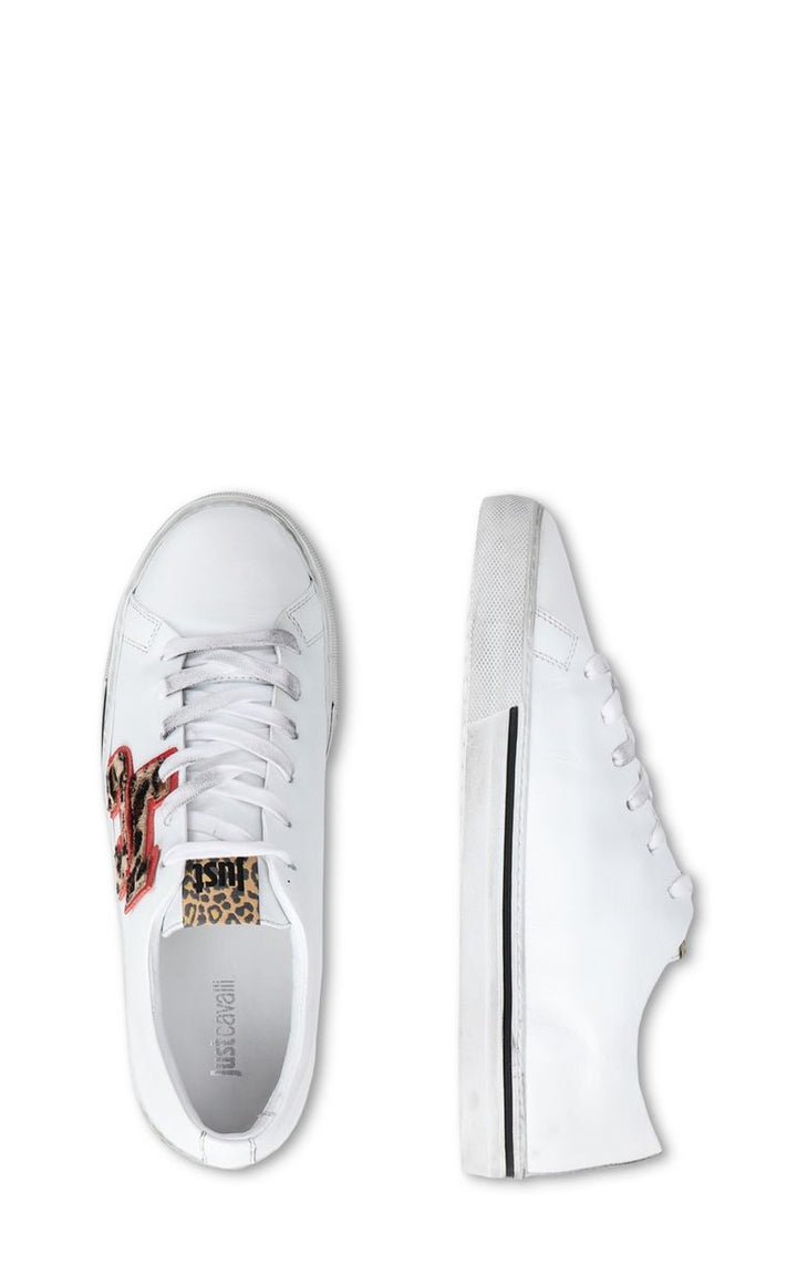 Just Cavalli Sneakers With Leopard Print