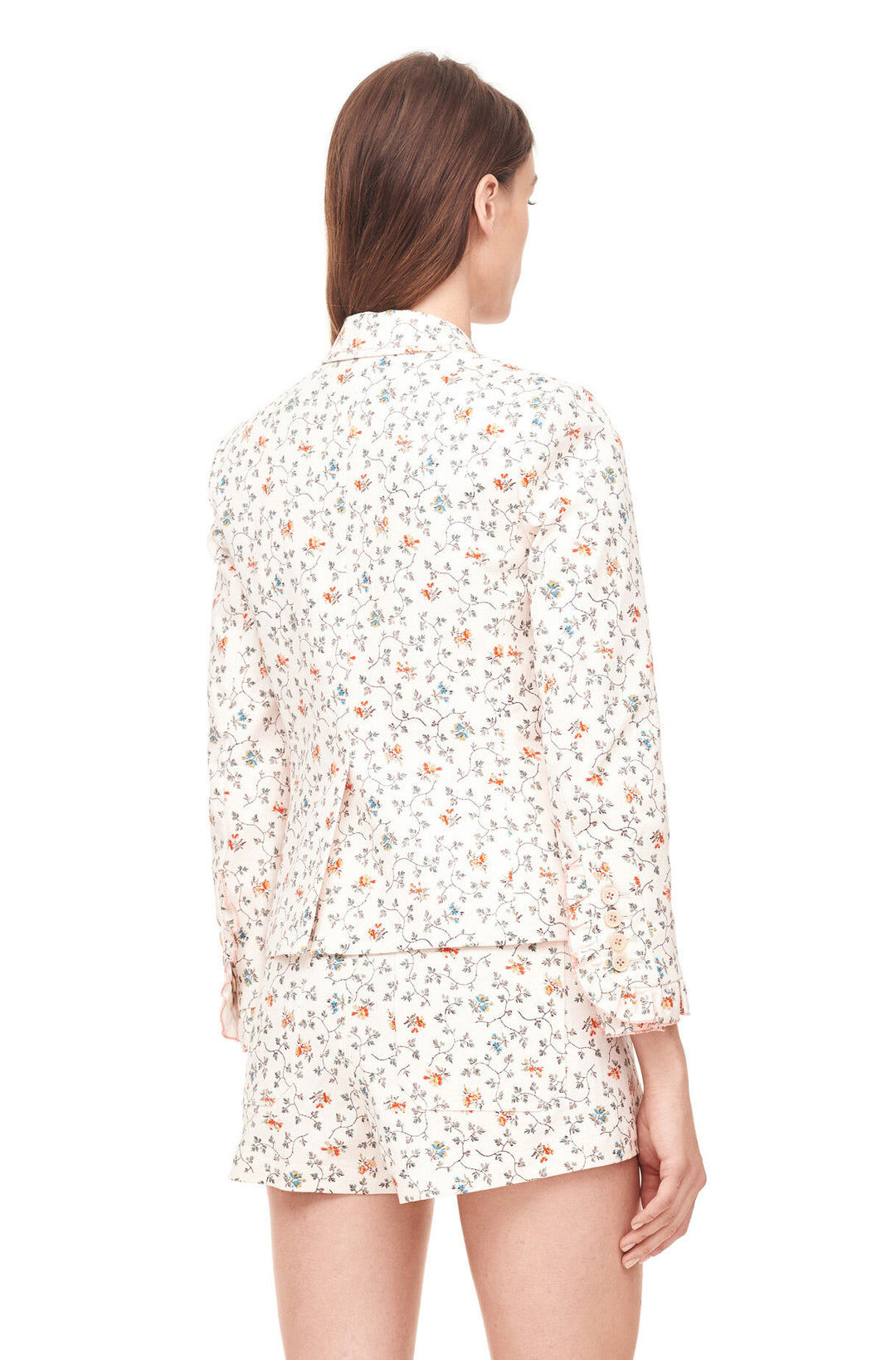 Vine Print Twill Jacket Veronique Luxury Collections