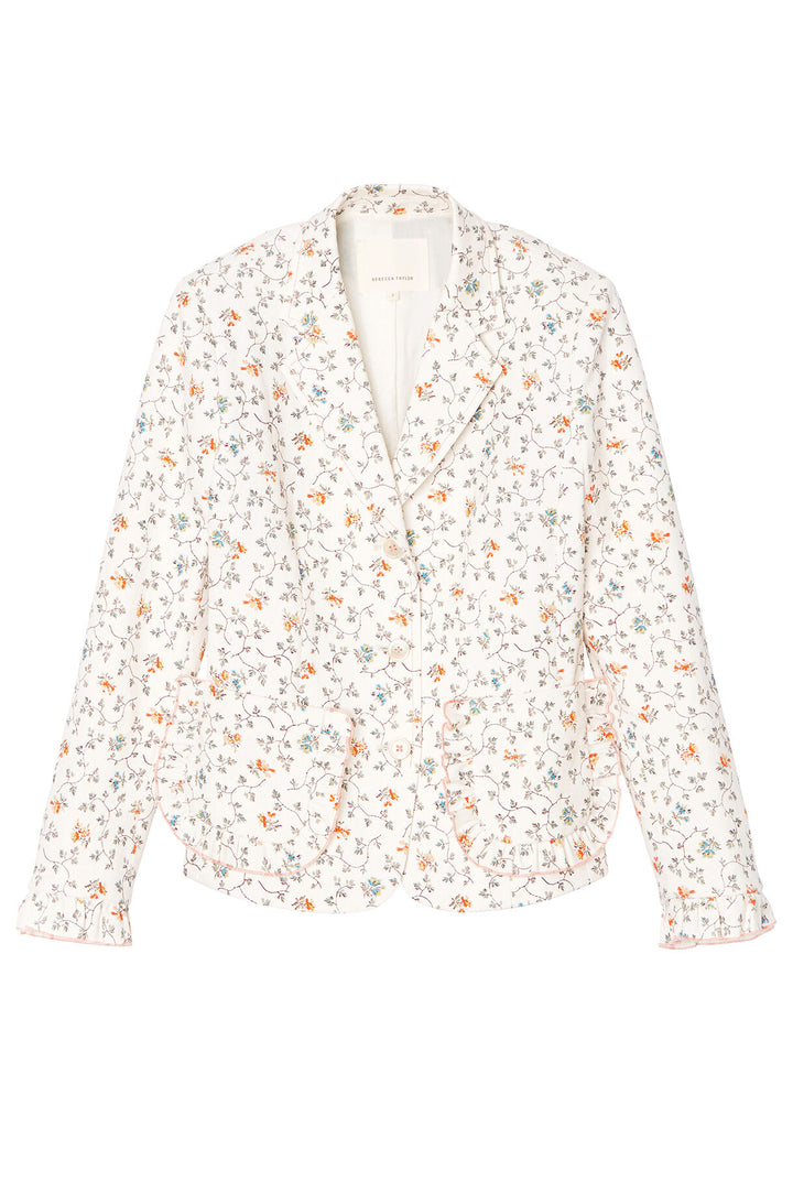Vine Print Twill Jacket Veronique Luxury Collections