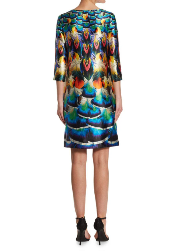 Mary Katrantzou Peacock Feather Dress