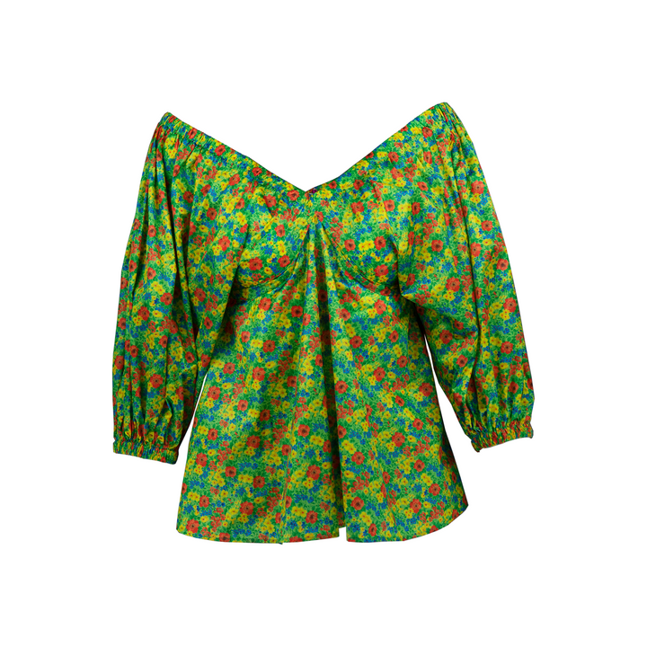 MSGM Floral Print Blouse Veronique Luxury Collections