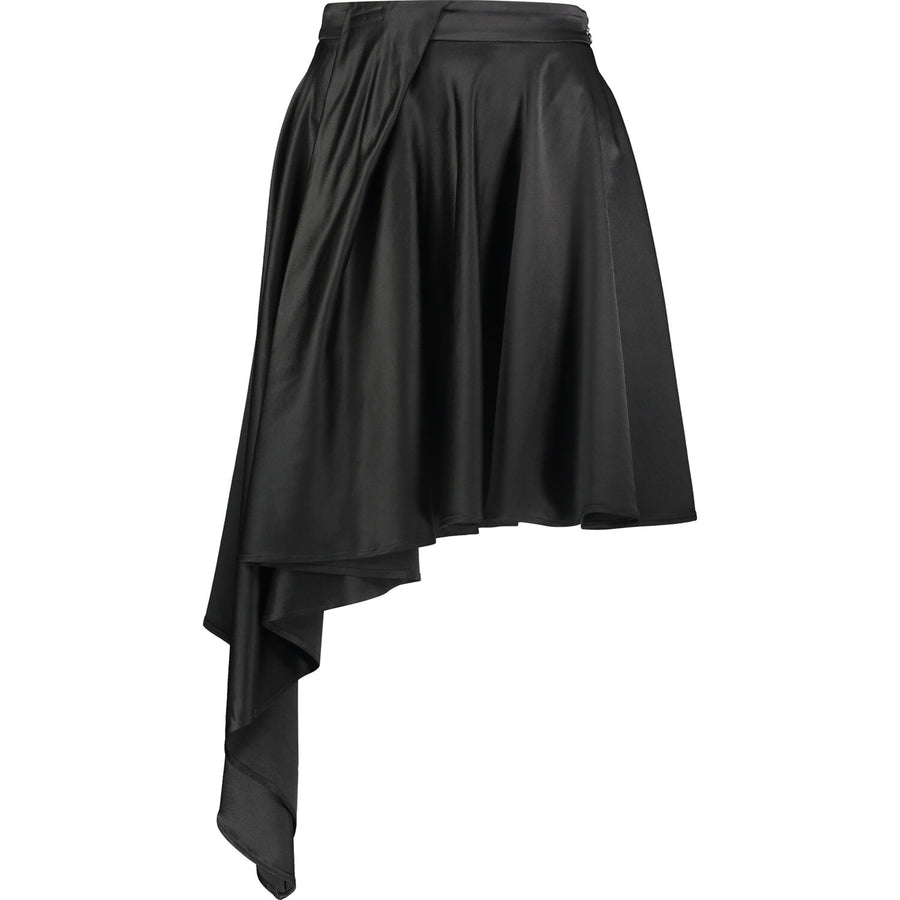 Just Cavalli Black Asymmetric Skirt Veronique Luxury Collections