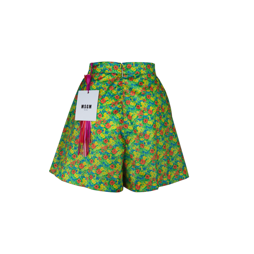 MSGM Floral Print Bermuda Shorts Veronique Luxury Collections