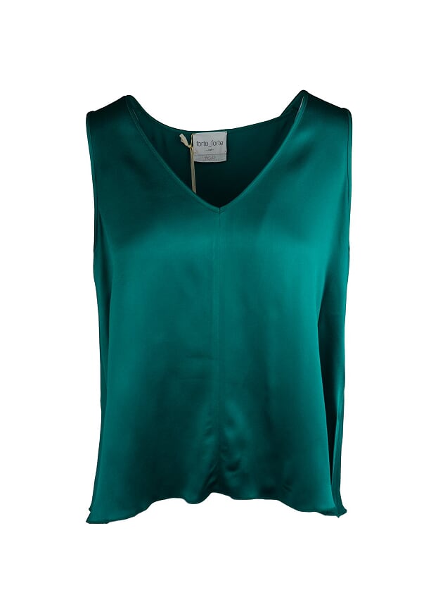Forte Forte Tank Top In Peacock Veronique Luxury Collections