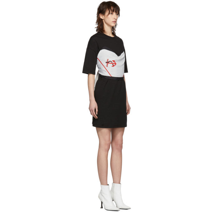 MSGM Dress With Sewn Neckerchief Veronique Luxury Collections
