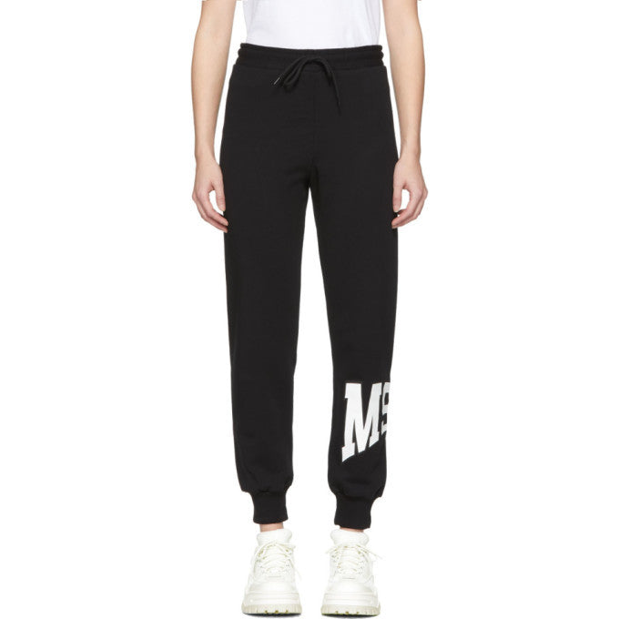 MSGM Black Palm Tree Lounge Pants Veronique Luxury Collections