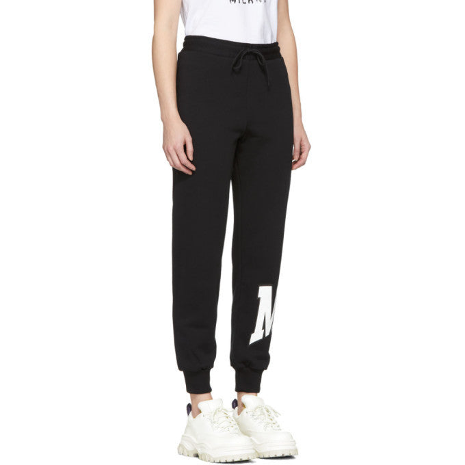 MSGM Black Palm Tree Lounge Pants Veronique Luxury Collections