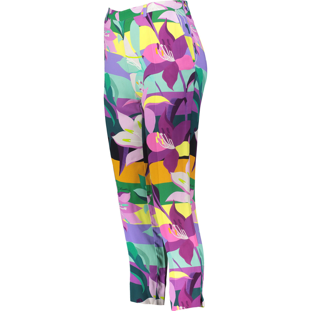 Just Cavalli Multicoloured Tapered Trousers