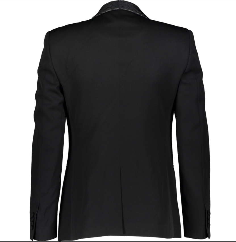 STELLA MCCARTNEY  Black Wool Tuxedo Blazer