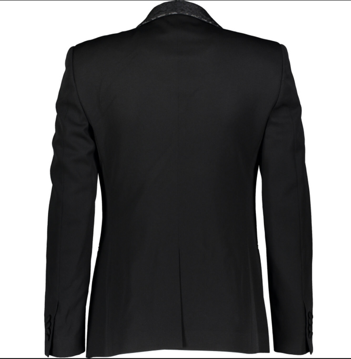 STELLA MCCARTNEY  Black Wool Tuxedo Blazer