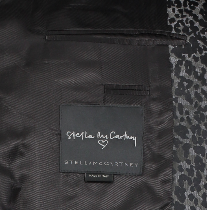 STELLA MCCARTNEY  Black Wool Tuxedo Blazer