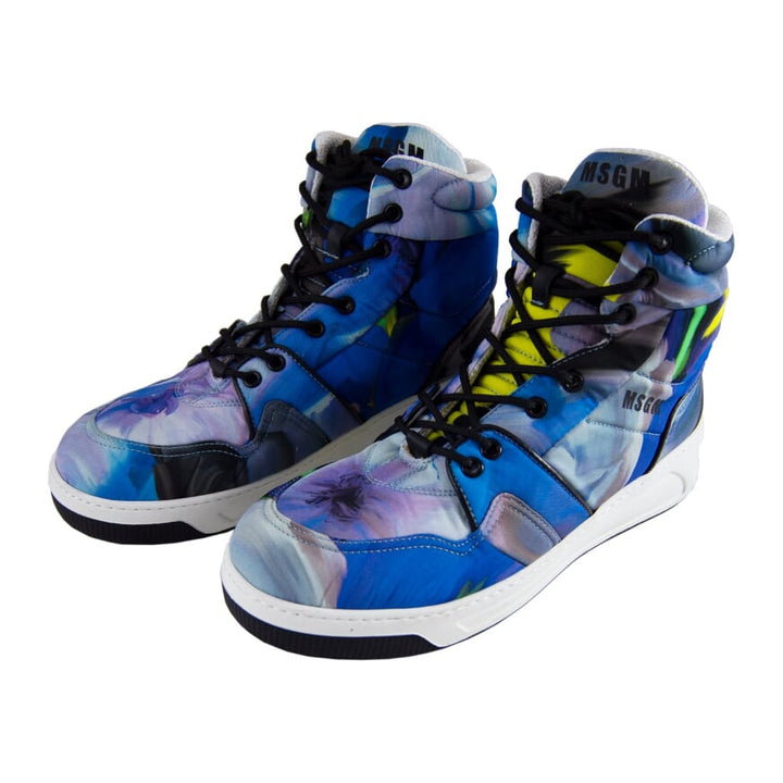 MSGM Multicolour High Top Sneakers