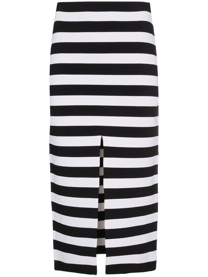 Proenza Schouler Striped Midi Skirt