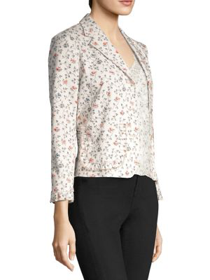Vine Print Twill Jacket Veronique Luxury Collections