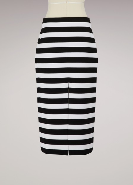 Proenza Schouler Striped Midi Skirt