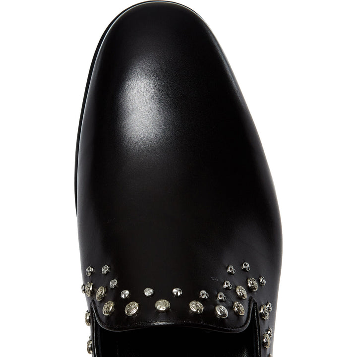 ALEXANDER MCQUEEN  Black Leather Studded Shoes Veronique Luxury Collections