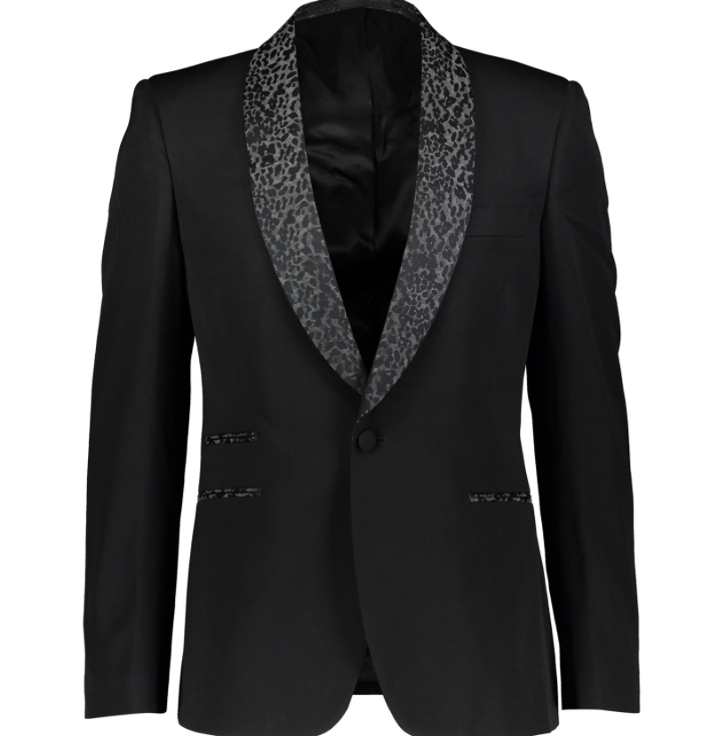 STELLA MCCARTNEY  Black Wool Tuxedo Blazer
