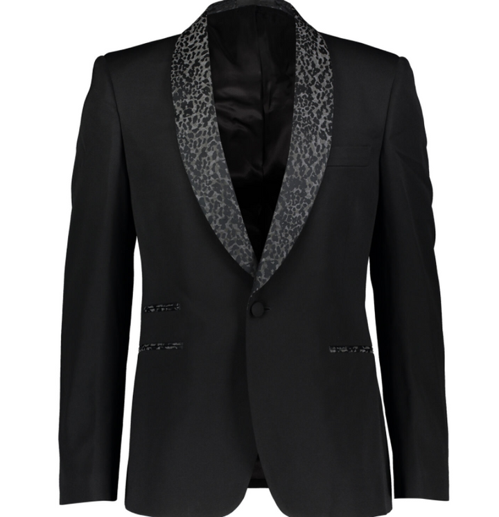 STELLA MCCARTNEY  Black Wool Tuxedo Blazer