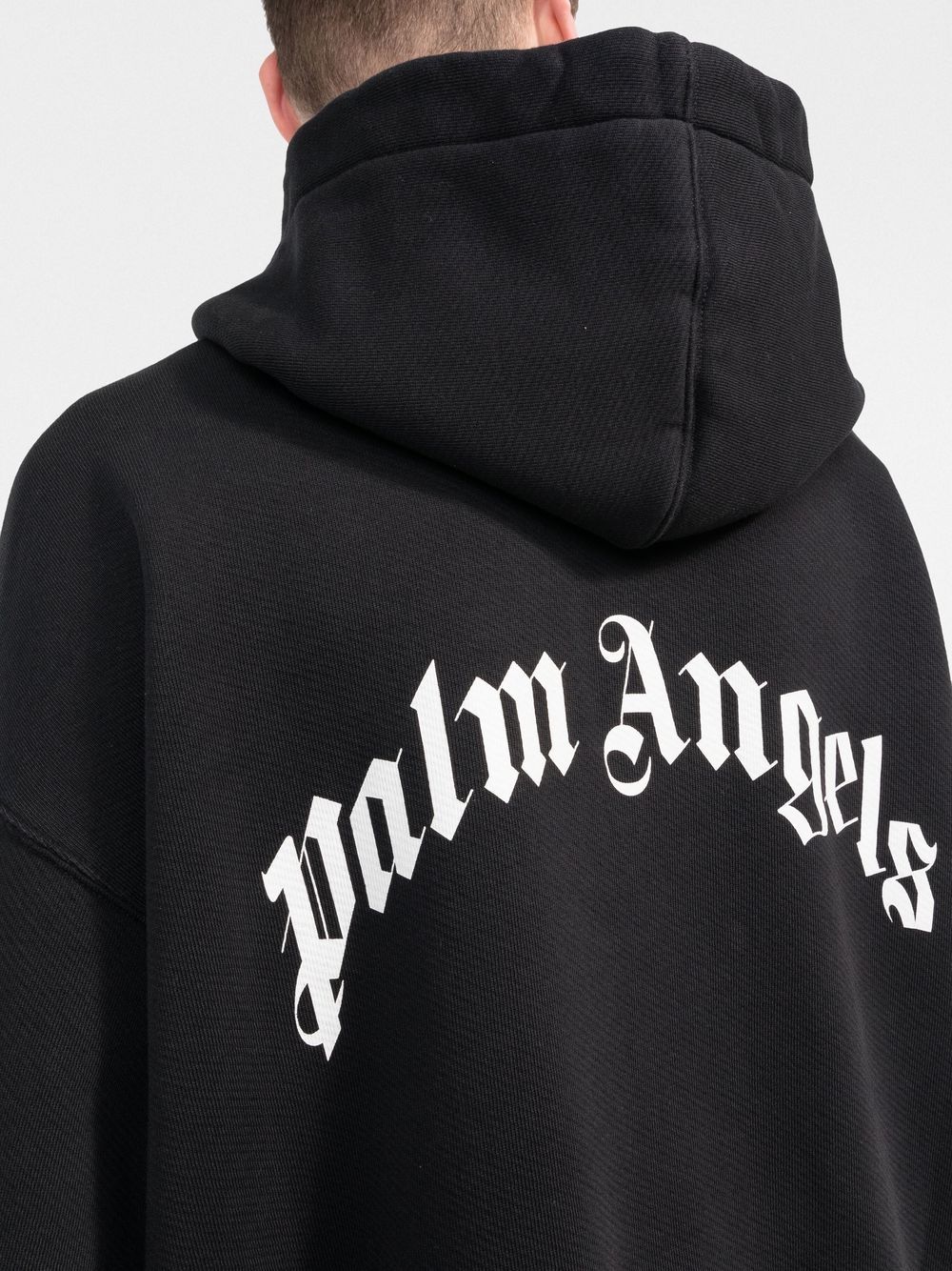 Palm Angels banana-print cotton hoodie Veronique Luxury Collections