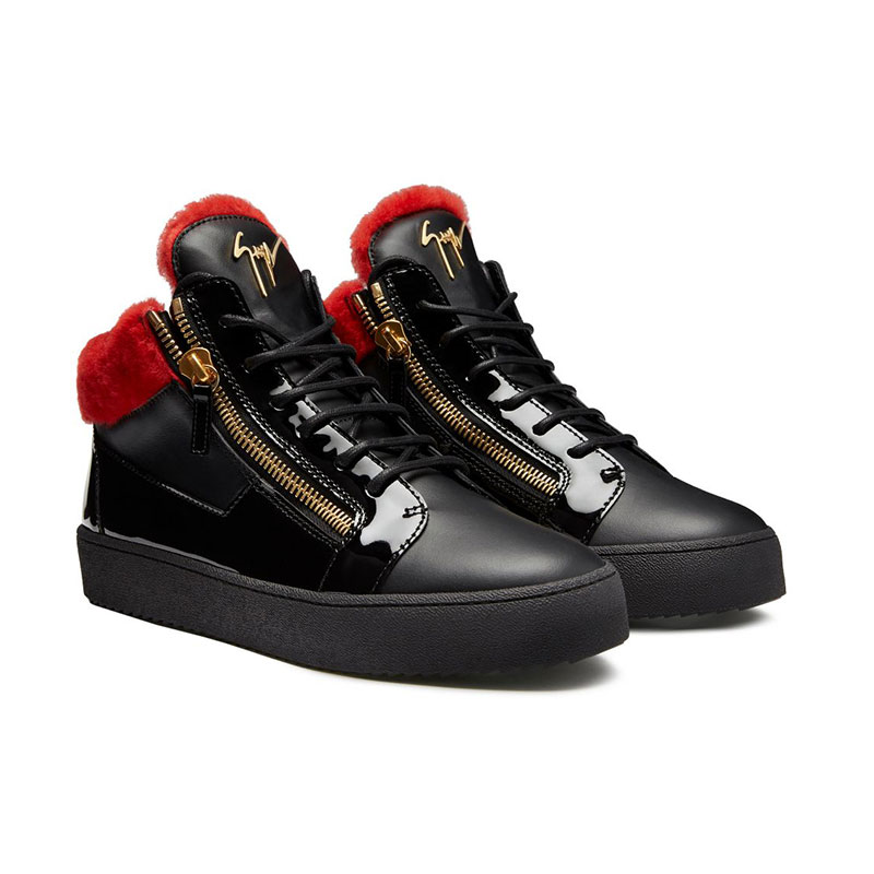 Giuseppe Zanotti Kriss leather sneakers Veronique Luxury Collections