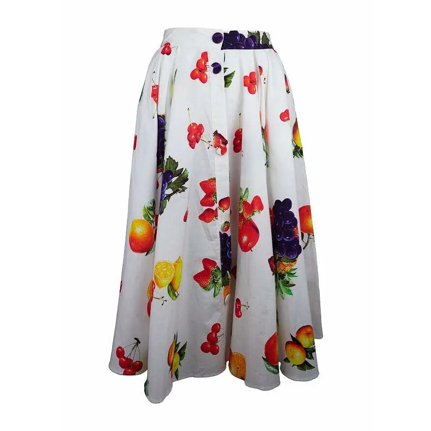 MSGM Fruit Print Midiskirt Veronique Luxury Collections