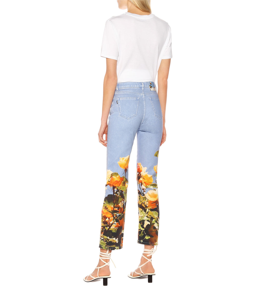 MSGM Mid-Rise Printed Jeans